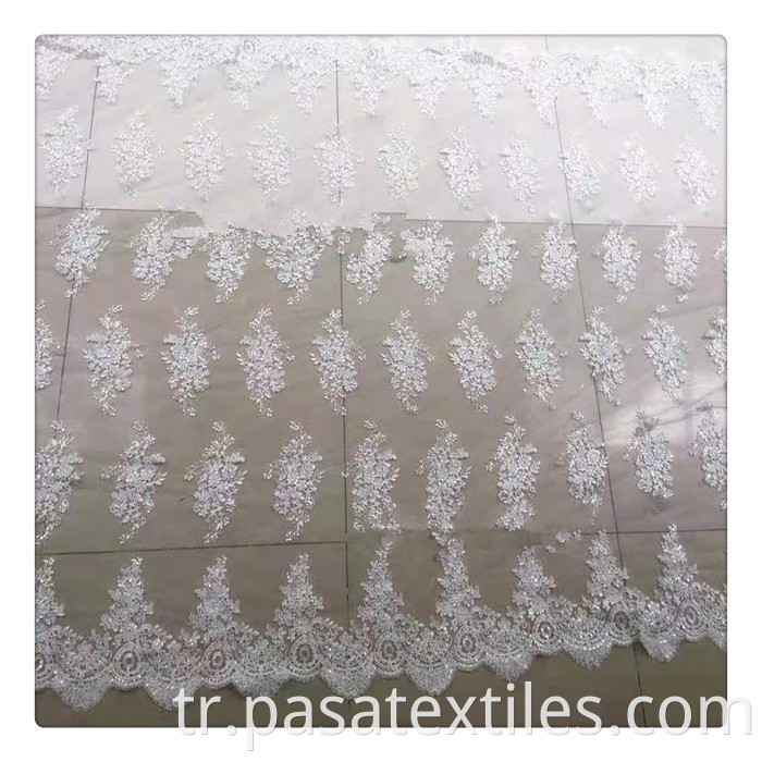 3d ribbon embroidery net fabric